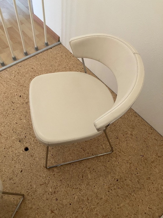 Image 1 of Two original Calligaris New York chairs! Italian designer chairs! White!