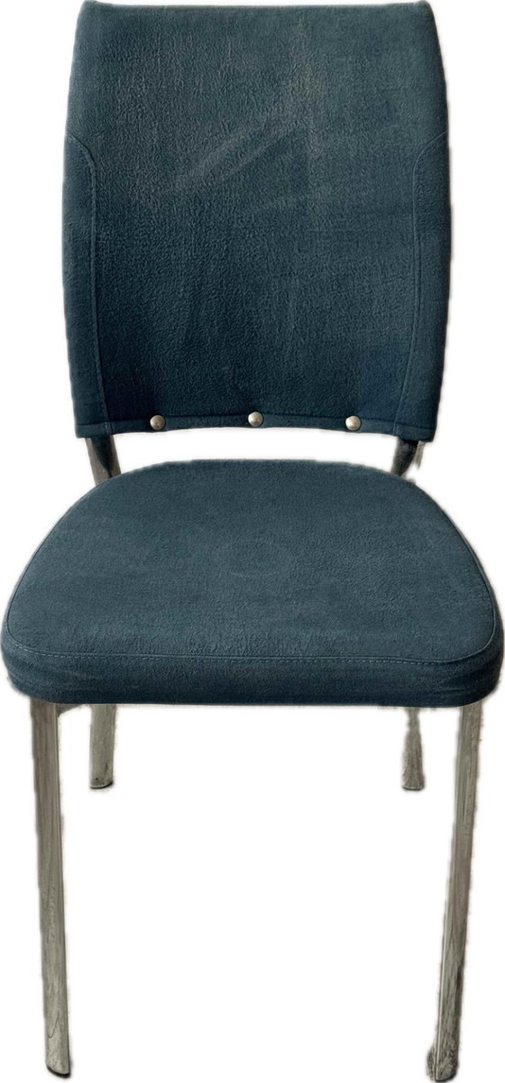 Image 1 of Set italiano di 6 sedie vintage originali di Effezeta, Italia