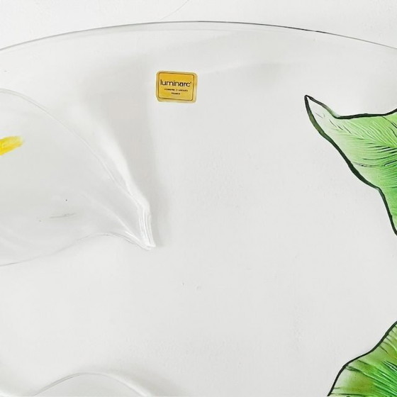 Image 1 of Ciotola in vetro vintage Luminarc Arum in stile Art Nouveau, anni '50