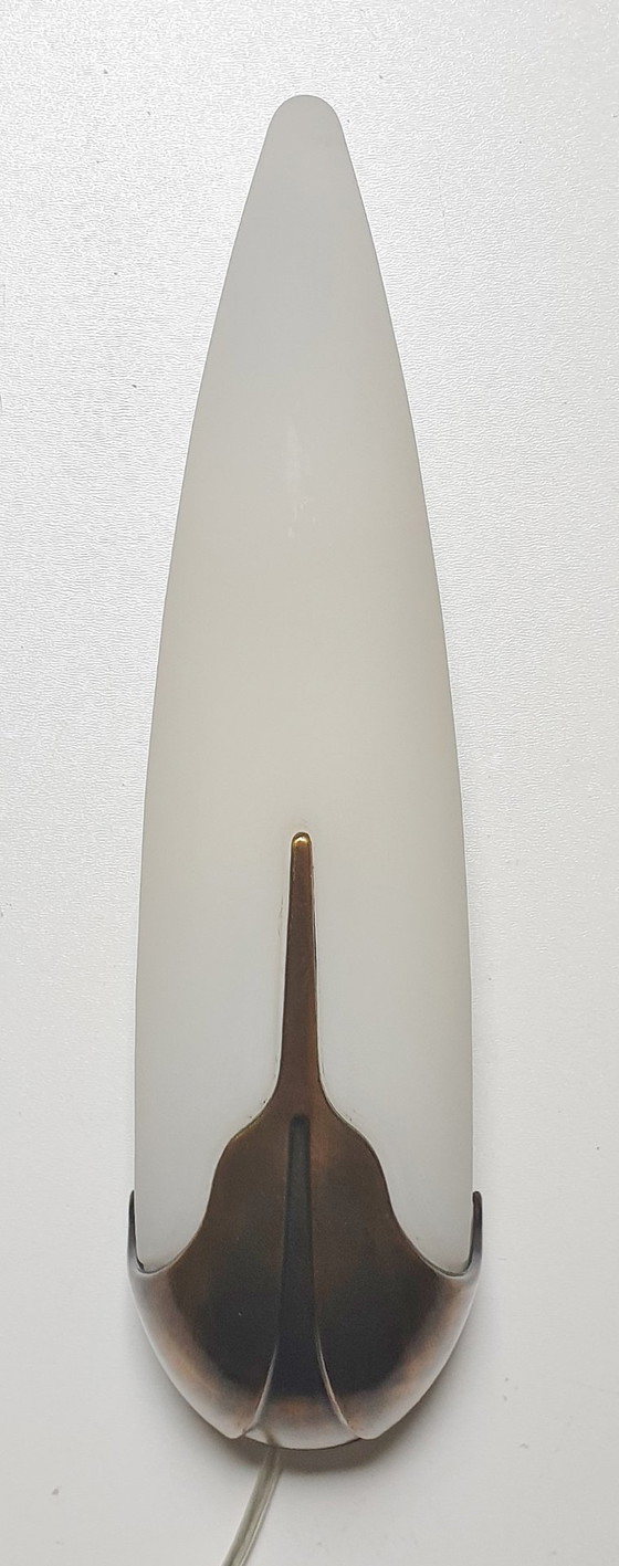 Image 1 of Herda - Wall lamp - 20.0605/1 - Glass, Metal