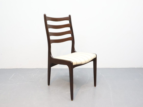 Image 1 of Deense vintage eetkamerstoelen eikenhout natureltint 