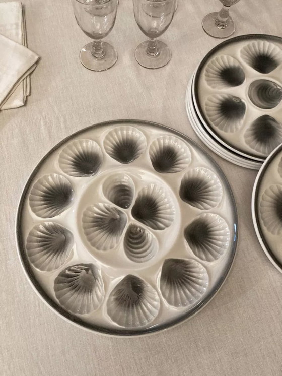 Image 1 of Servizio di ostriche, Moulin des Loups, anni '70