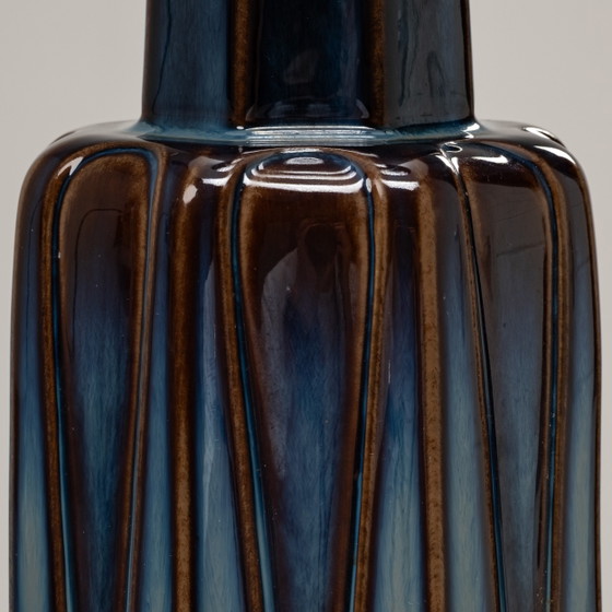 Model 1033 Große Keramik-Tischlampe von Søholm Stentøj, Dänemark, 1960er Jahre, Tischlampen, Braun (Foto 5 von 9)