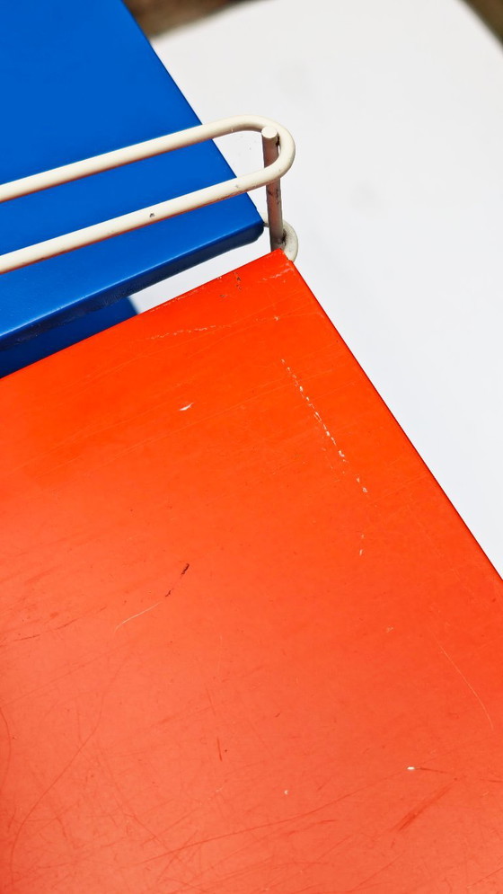 Tomado Shelving unit A. Dekker Marked blue orange – Metal (photo 11 of 12)