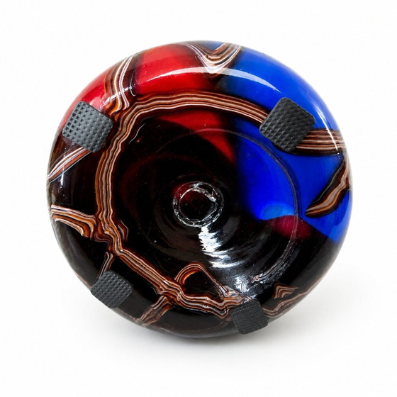 Image 1 of Exceptional Monumental Murano Glass Sculptural Floor Vase, circa 1985–1995.