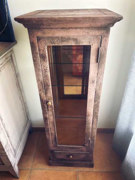 Antik-Stil, patinierte Vitrine – vitrinekasten, Wood (photo 2 of 14)