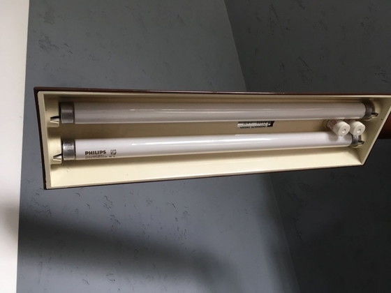 Lampada da tavolo Fagerhults Lucifer di Tom Ahlström e Hans Ehrich, Lampade da tavolo, Metallo, Marrone, 1970 (foto 6 di 8)