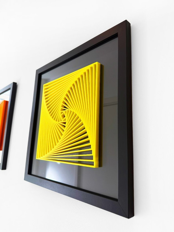 Image 1 of Tríptico espiral cromático – Juego de 3