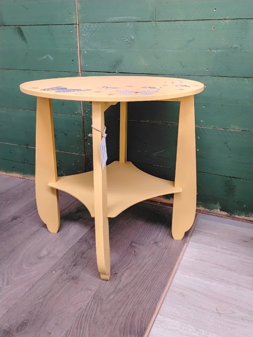 Round table with butterflies