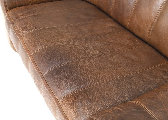 Image 1 of Canapé deux places De Sede DS44 en cuir de buffle - Suisse, années 1970