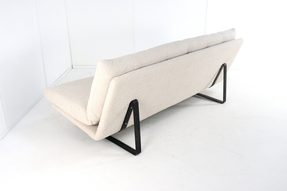 Image 1 of Kho Liang Ie per Artifort Divano a 3 posti C684 nuovo rivestimento vintage