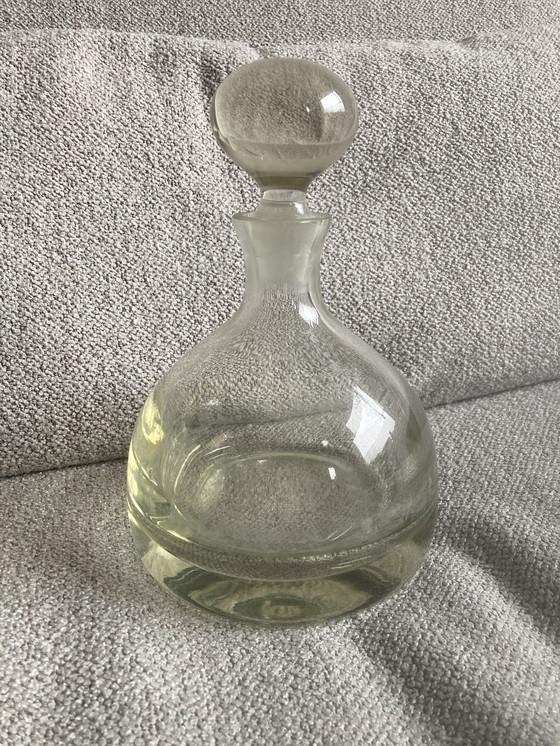 Image 1 of Heavy Glass Carafe with Ball Stopper