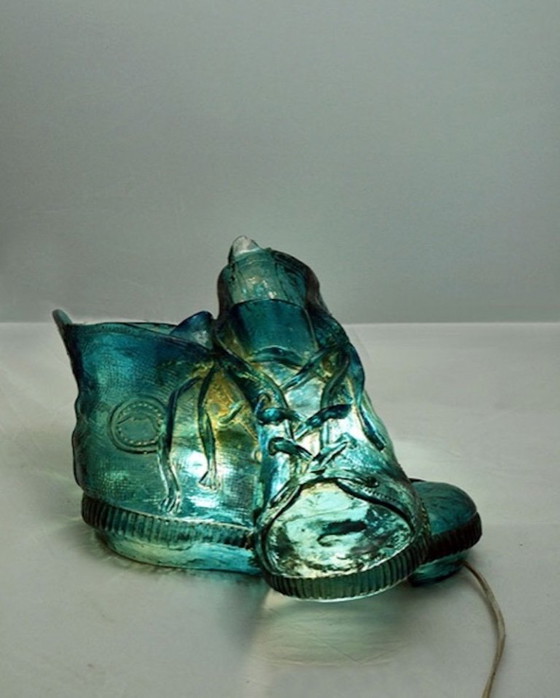 Image 1 of Rare resin table lamp produced by L'isola che non c'è in the 1970s