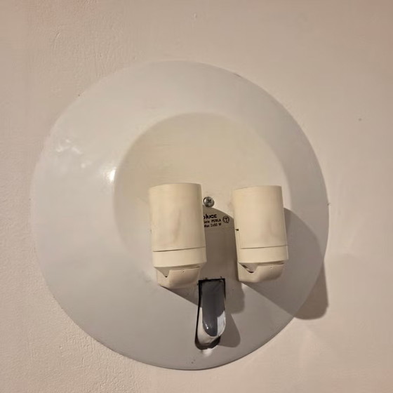Bruno Gecchelin for Oluce Italian design Wall light 1980s – Metal, Murano Glass, Vintage (photo 9 of 11)