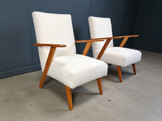 Image 1 of Par de sillones holandeses de mediados de siglo, década de 1960