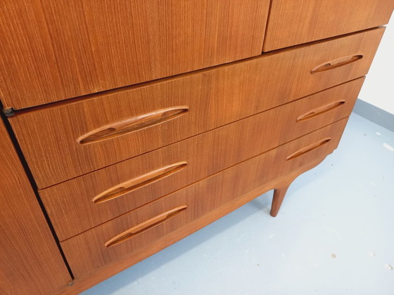 Image 1 of Vintage Scandinavian teak wardrobe from the 1960s