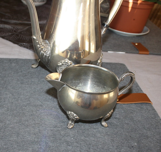 Image 1 of Set da tè vintage WM Rogers in argento - 3 pezzi - USA