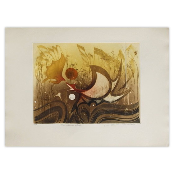 Image 1 of Renée LUBAROW, Una seduzione casuale, acquaforte firmata, 1983