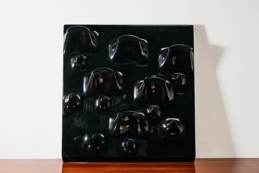 Slab coat rack by De Pas, D'Urbino & Lomazzi for Longato, Italy, 1960s