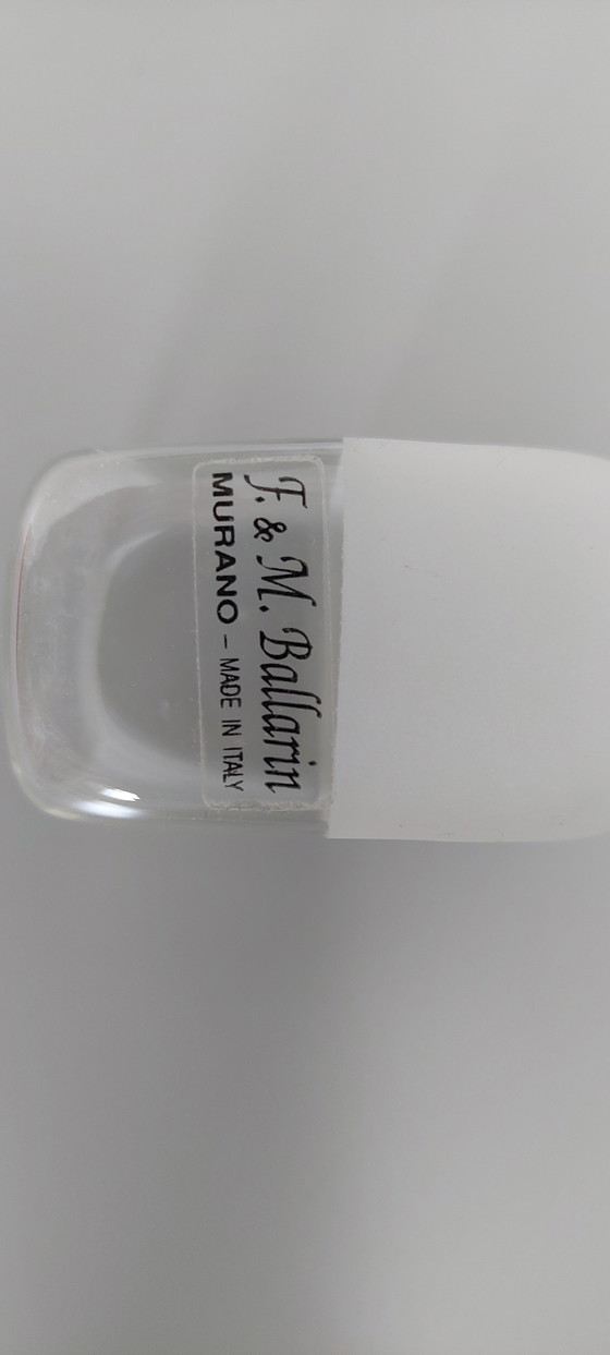 Image 1 of Frasco de perfume antiguo de cristal de Murano de F. & M. Ballarin