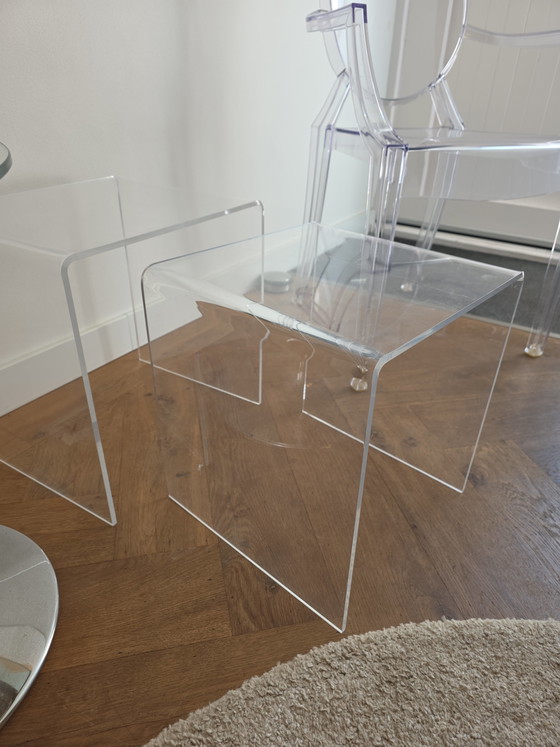 Image 1 of Vintage plexiglas mimiset 2 delig