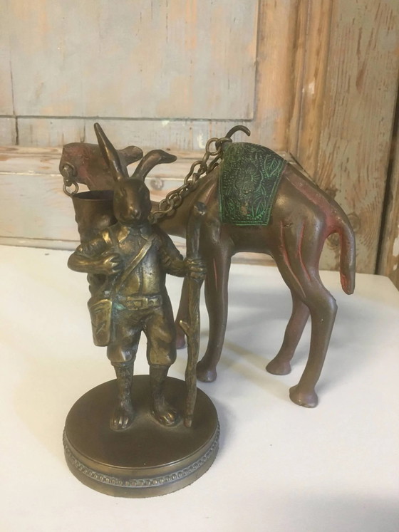 Bronzekamel – Dekorative Objekte, Vintage (photo 7 of 8)