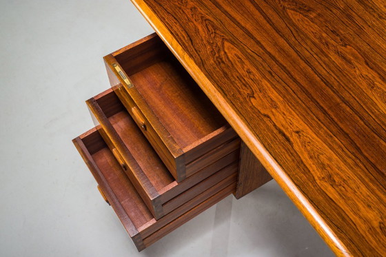 Image 1 of Mid Century Freistehender Schreibtisch, 1960er Jahre