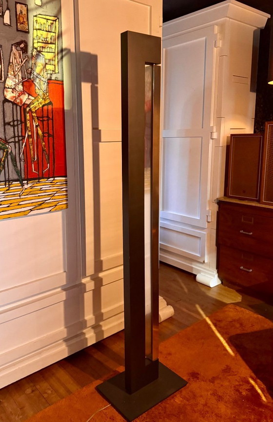 Image 1 of SET van 2 Nemo Ara design vloerlampen Cassina – Italiaans minimalistisch met dimbare uplighter