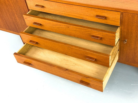Image 1 of Teak sideboard by Hans J. Wegner for Ry Møbler, 1959