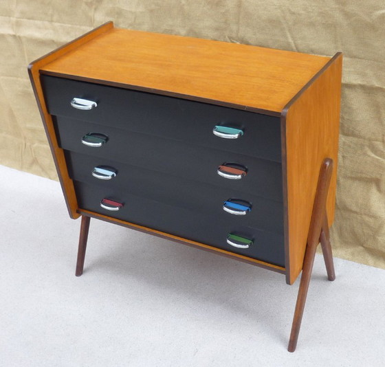 Commode vintage 4 Tiroirs – Wood (photo 3 of 7)