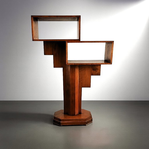 Paravent en chêne massif style Amsterdam School