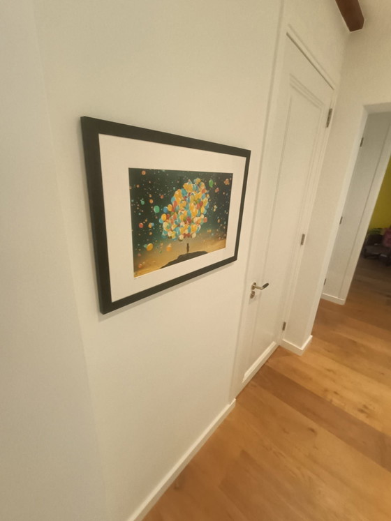 Mina Nimbu Balloon Art framed, Yellow Korner, Photography, Glass, Paper, Black (photo 4 of 7)