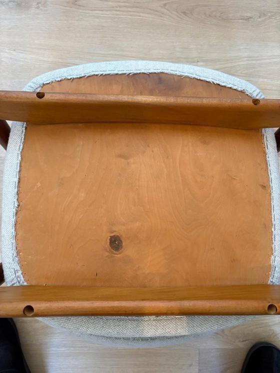 Image 1 of Fauteuil Mahjongg vintage Vlaardingen | Johannes Andersen | wengé bouclé | années 1960