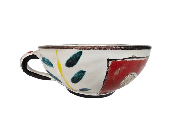 Image 1 of Ceramica De Simone - tazza dipinta a mano - ceramica - Palermo - anni '60