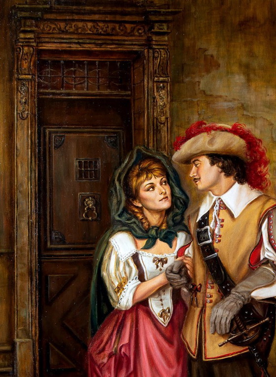 Original Oil Painting Maybe in the Future - Based on A. Dumas's "The Three Musketeers" – Paintings & Drawings (photo 4 of 7)