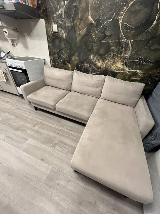 Beige Corner Sofa