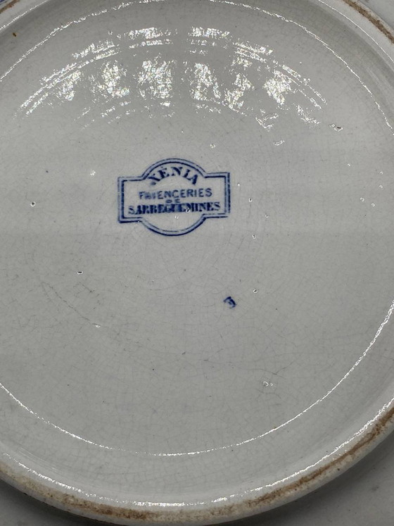 Sarreguemines Faience Decorative Arrangement – Two Antique Pieces United by 20th Century – Decorative Objects (photo 8 of 10)