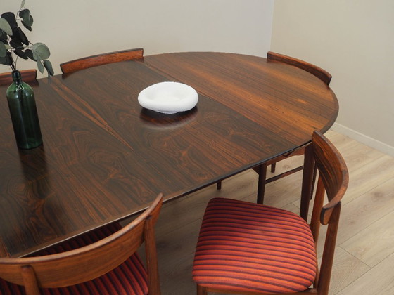 Image 1 of Round rosewood table, Danish design, 1960s, manufacturer: Gudme Møbelfabrik, designer: Ole Hald
