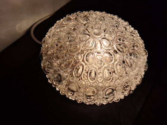 Image 1 of Plafonnier vintage conçu par Helena Tynell pour le fabricant allemand Glashütte Limburg, vers 60/70