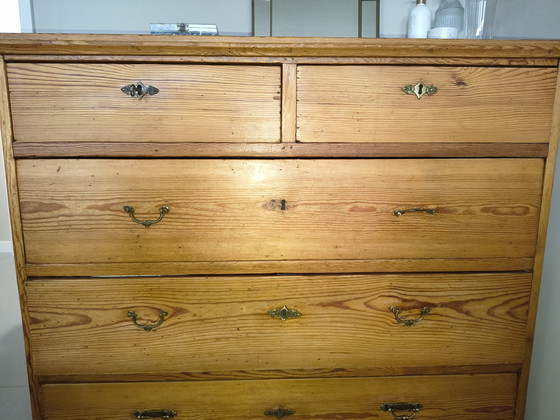 Image 1 of Scandinavisch houten dressoir ladekast