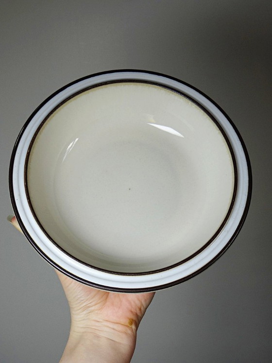 Image 1 of 8 Denby England stoneware bowls/deep plates, vintage 80s-90s