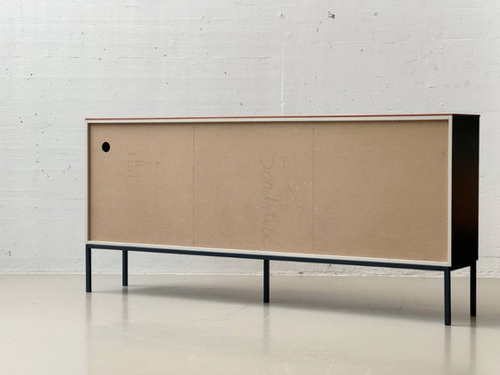 Image 1 of High-quality sideboard with sliding doors and drawers, 1980s