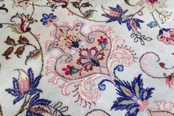 Image 1 of Origineel handgeknoopt Perzisch tapijt Tabriz 40 Raj Fijn 387 X 300 Cm Topconditie