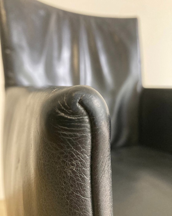 Image 1 of 4x Bert Plantagie Arc eetkamerstoel leer