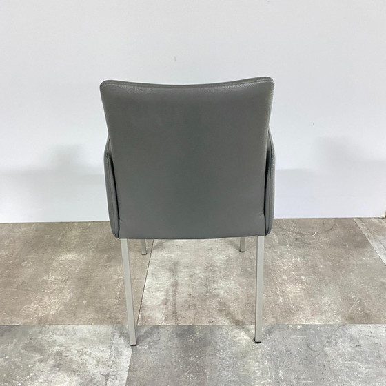 Ultimo  set van 4 – Bert Plantagie, Dining chairs, Leather, Calfskin (photo 4 of 5)