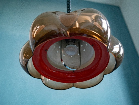 Image 1 of Vintage Herda Flower Space Age Hanglamp
