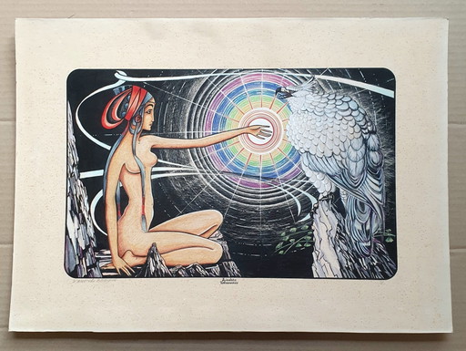 Theodora Veranneman vintage de Ontwerp, años 70Corbatas