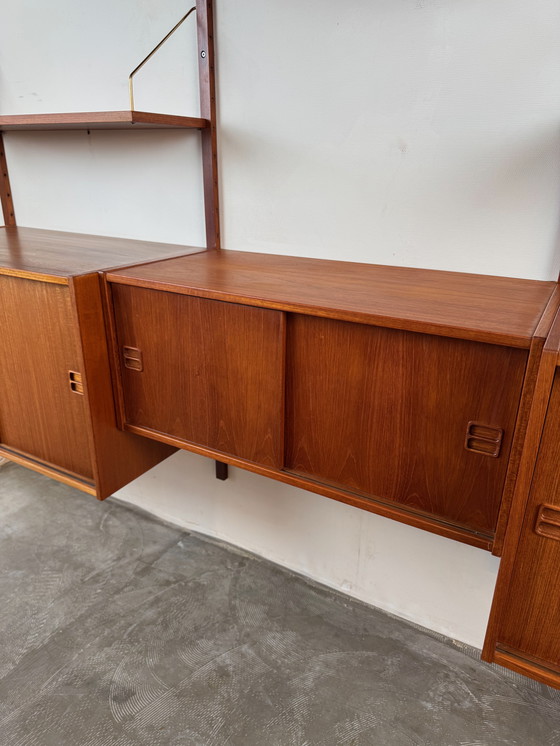 Image 1 of Sistema di pareti in teak danese: design scandinavo senza tempo