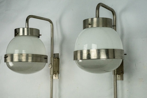 Image 1 of Coppia di lampade da parete Delta di Sergio Mazza per Artemide. Italia anni '60