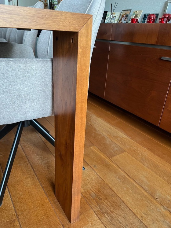 Image 1 of Solid walnut dining table by Bert Platangie